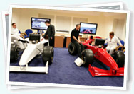 Motorsport theming for an evening event ensures a VIP feel!
